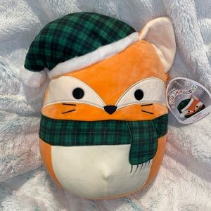 Squishmallow Christmas James the fox 12”